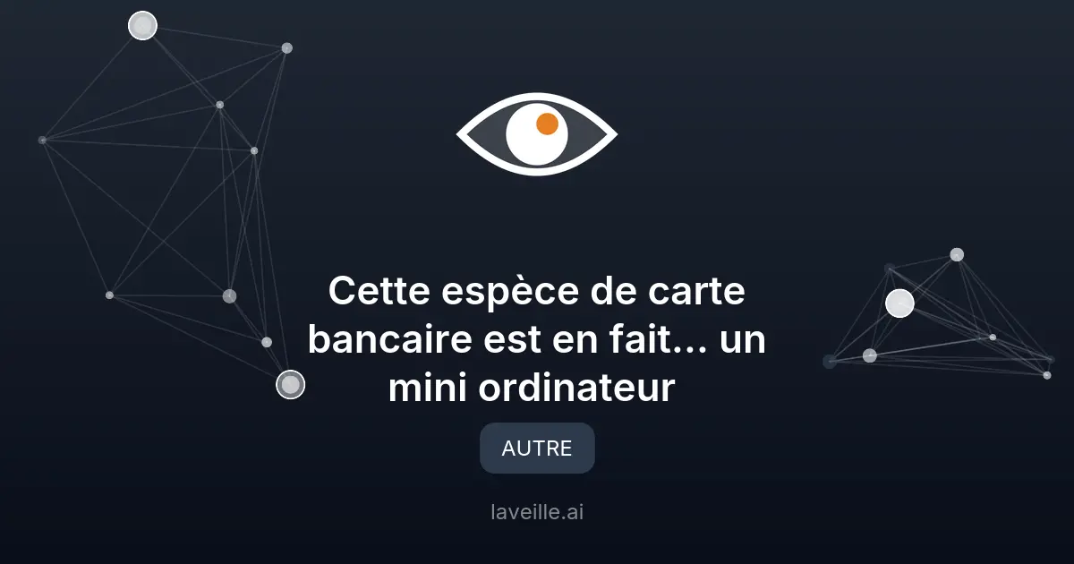 Muxcard : l'ordinateur de la taille d'une carte bancaire