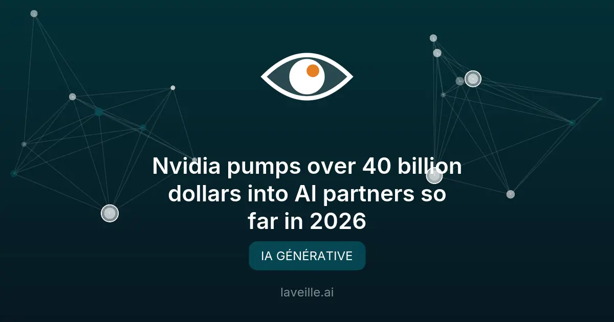 Nvidia investit 40 milliards dans l'IA en 2025