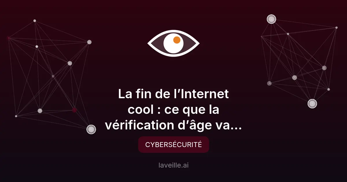 La fin de l'Internet libre : vérification d'âge biométrique en 2026