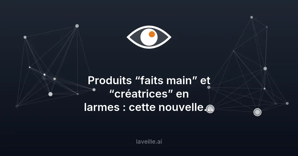 Escroqueries IA : fausses créatrices artisanales
