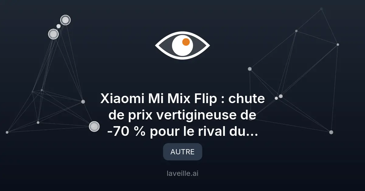 Xiaomi Mi Mix Flip à -70% chez AliExpress