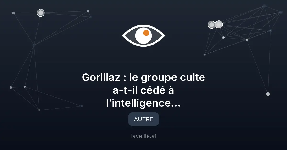 Gorillaz et l'IA : polémique sur la tournée The Mountain