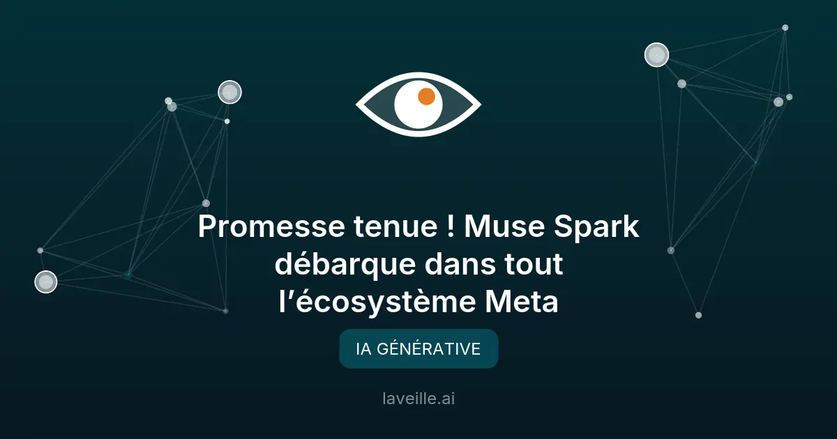 Meta déploie Muse Spark dans tout son écosystème