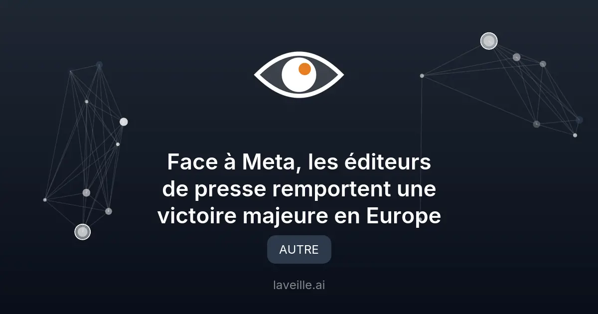 Victoire des éditeurs contre Meta en Europe