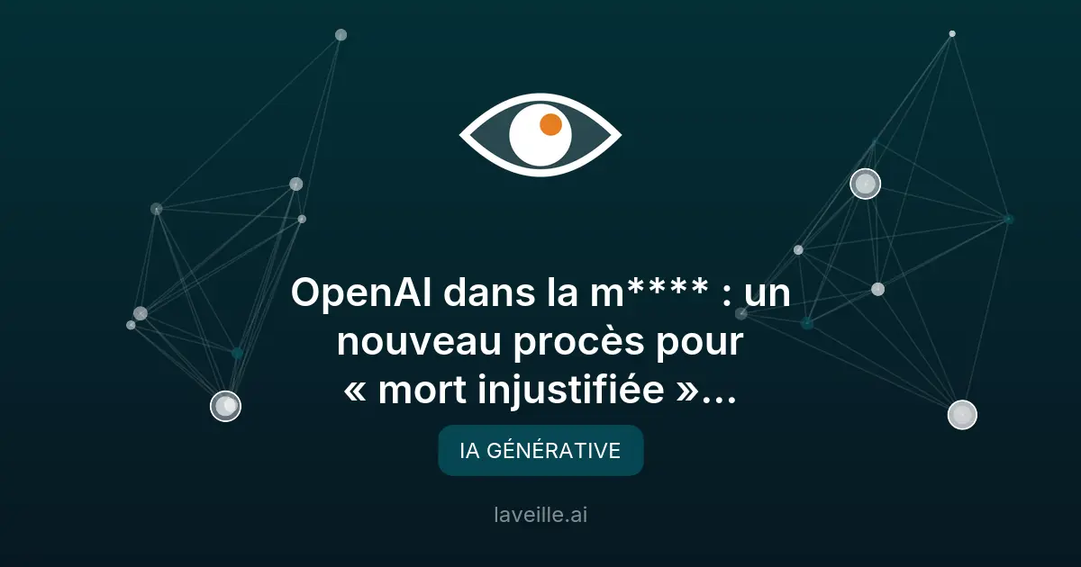 OpenAI poursuivi après des conseils mortels de ChatGPT