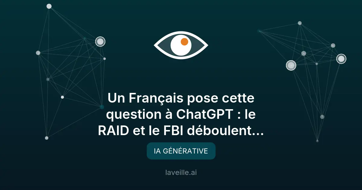 ChatGPT alerte le FBI : un cas concret de surveillance IA