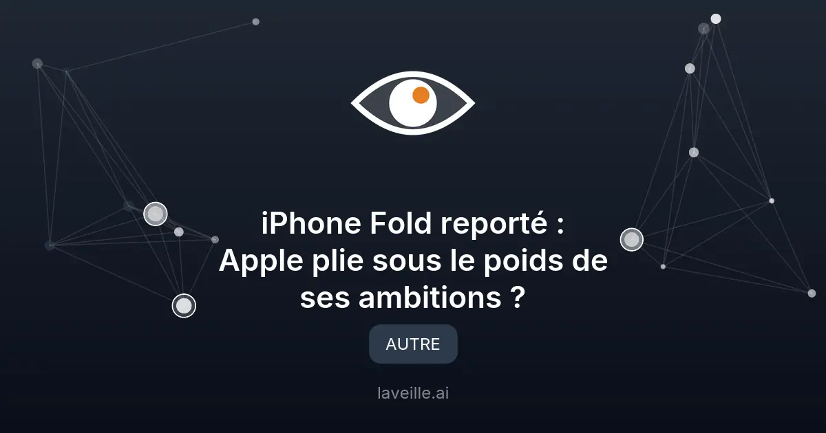 Retards de l'iPhone Fold : défis techniques révélés