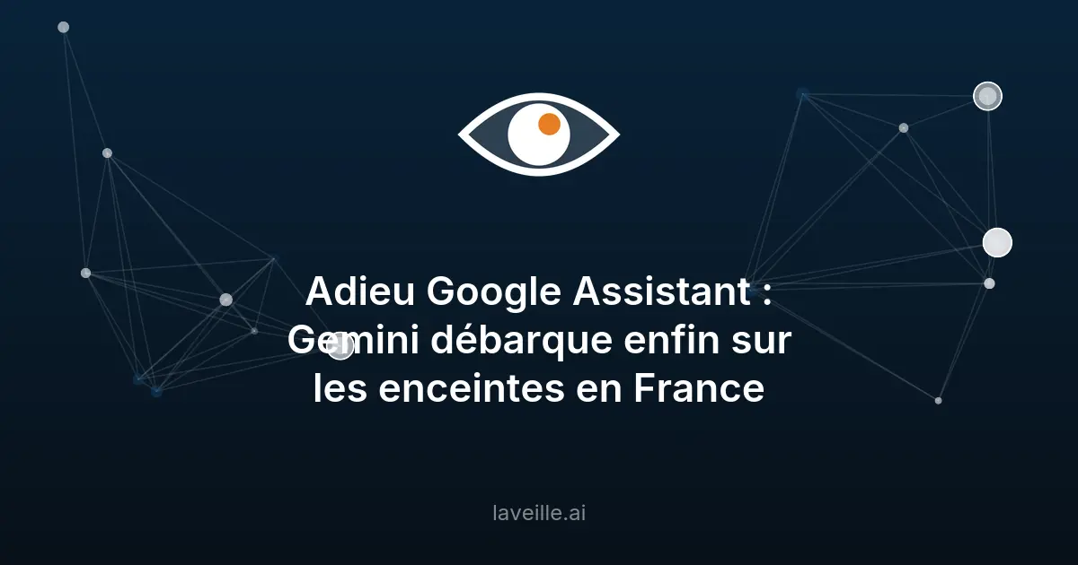 Gemini remplace Google Assistant sur les enceintes en France