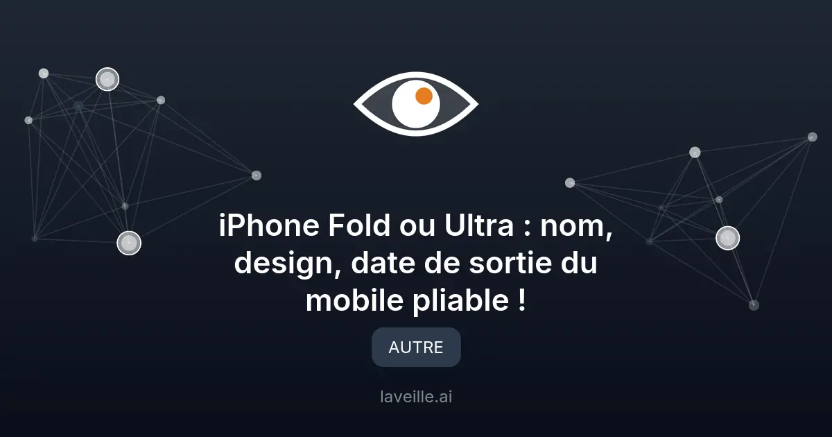 iPhone pliable Apple : design, tech et sortie